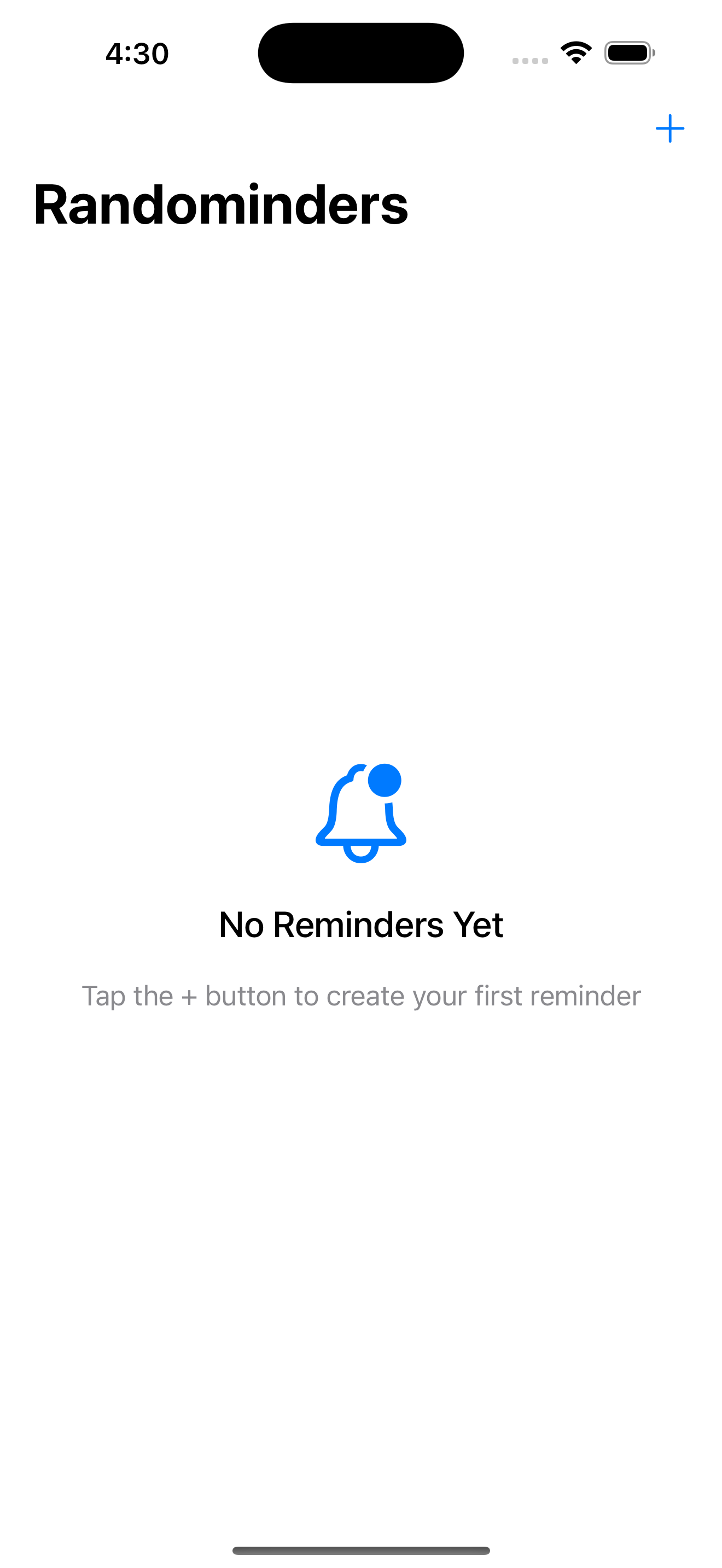 Randominders Schedule
